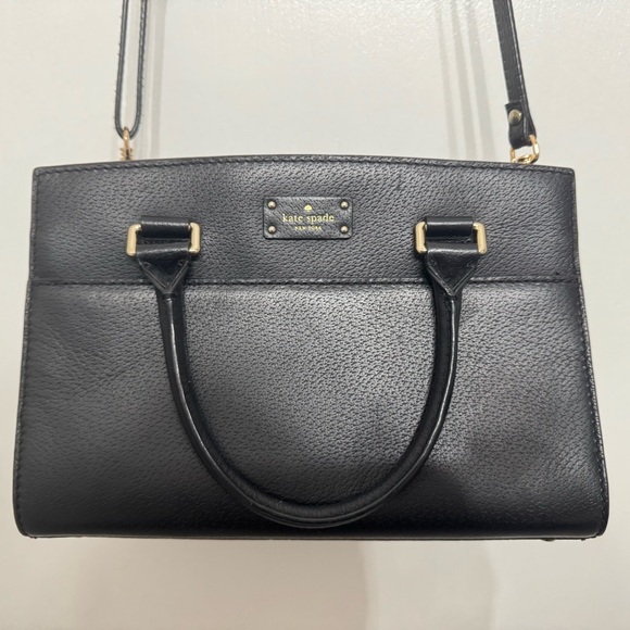 Kate Spade Black Leather Shoulder Bag - Picture 2 of 3
